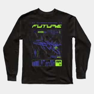 Fighter Aircraft STREETWEAR DESIGN Long Sleeve T-Shirt